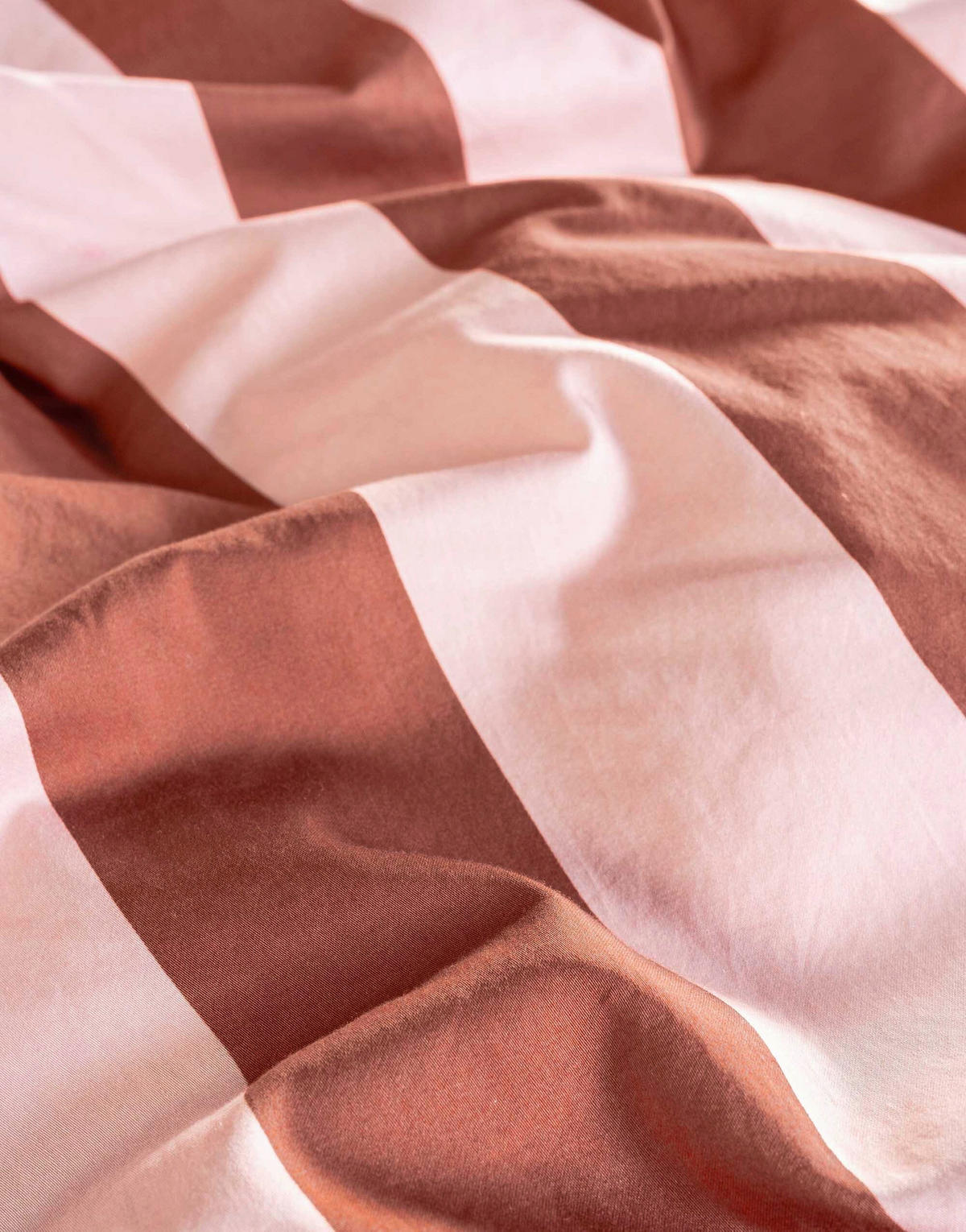 BETTWÄSCHE 3-teilig Minte Satin 200/200 cm  - Hellrosa/Terracotta, KONVENTIONELL, Textil (200/200cm) - Essenza