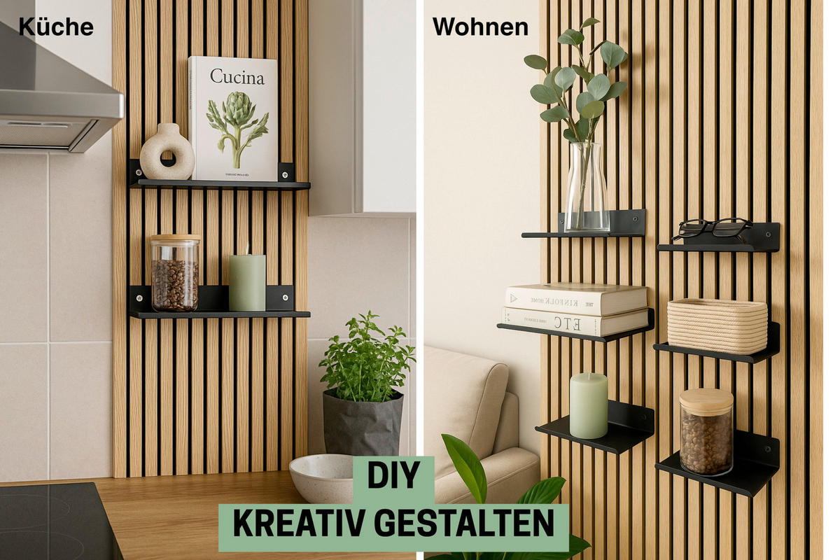 AKUSTIKPANEEL  - Schwarz, Basics, Metall (24/13/8,5cm)