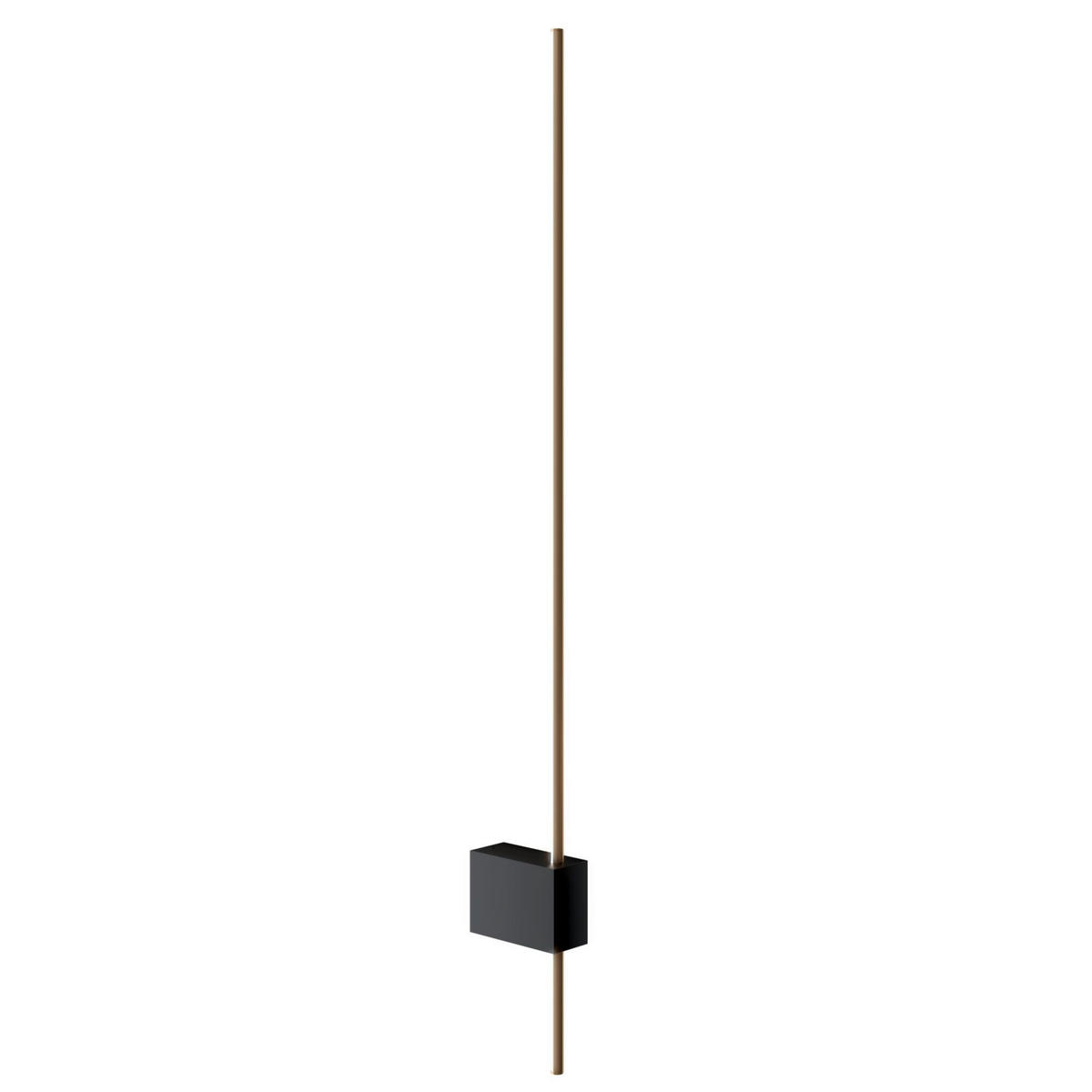 WANDLEUCHTE - Goldfarben/Schwarz, Trend, Metall (62,3/3/7cm) - MAYTONI