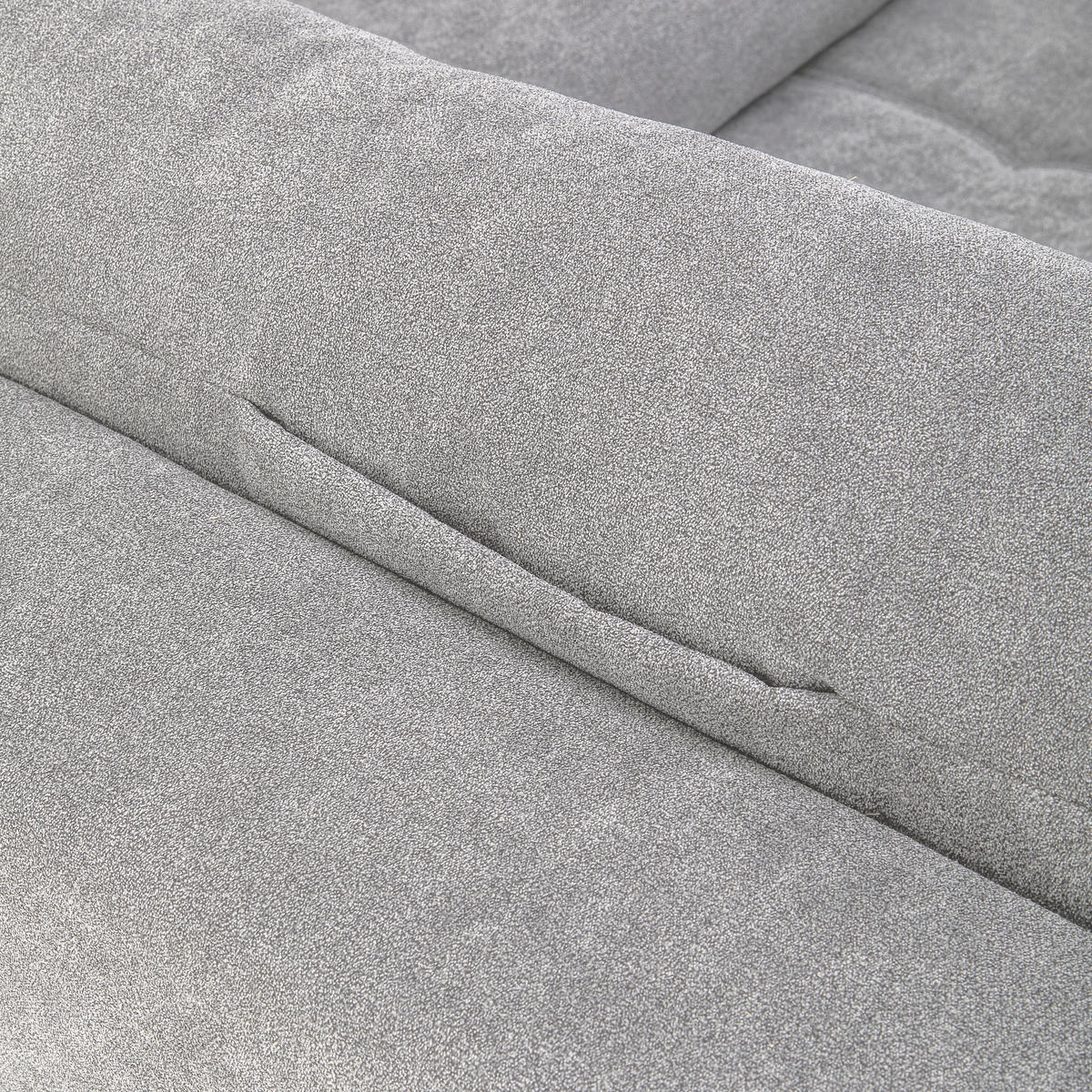 KOPFSTÜTZE in Velours  - Silberfarben, Konventionell, Textil (55/21/10cm) - Hom`in