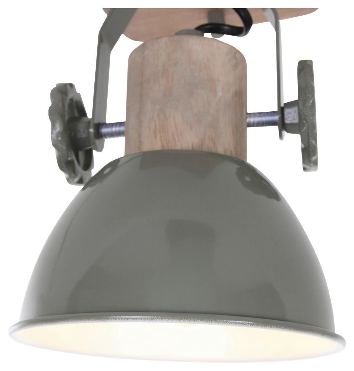 DECKENSPOTS - Anthrazit/Kupferfarben, Trend, Holz/Metall (59/19/23cm)