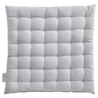 SITZKISSEN 38/38/4 cm    - Silberfarben, Basics, Textil (38/38/4cm) - Bio:Vio