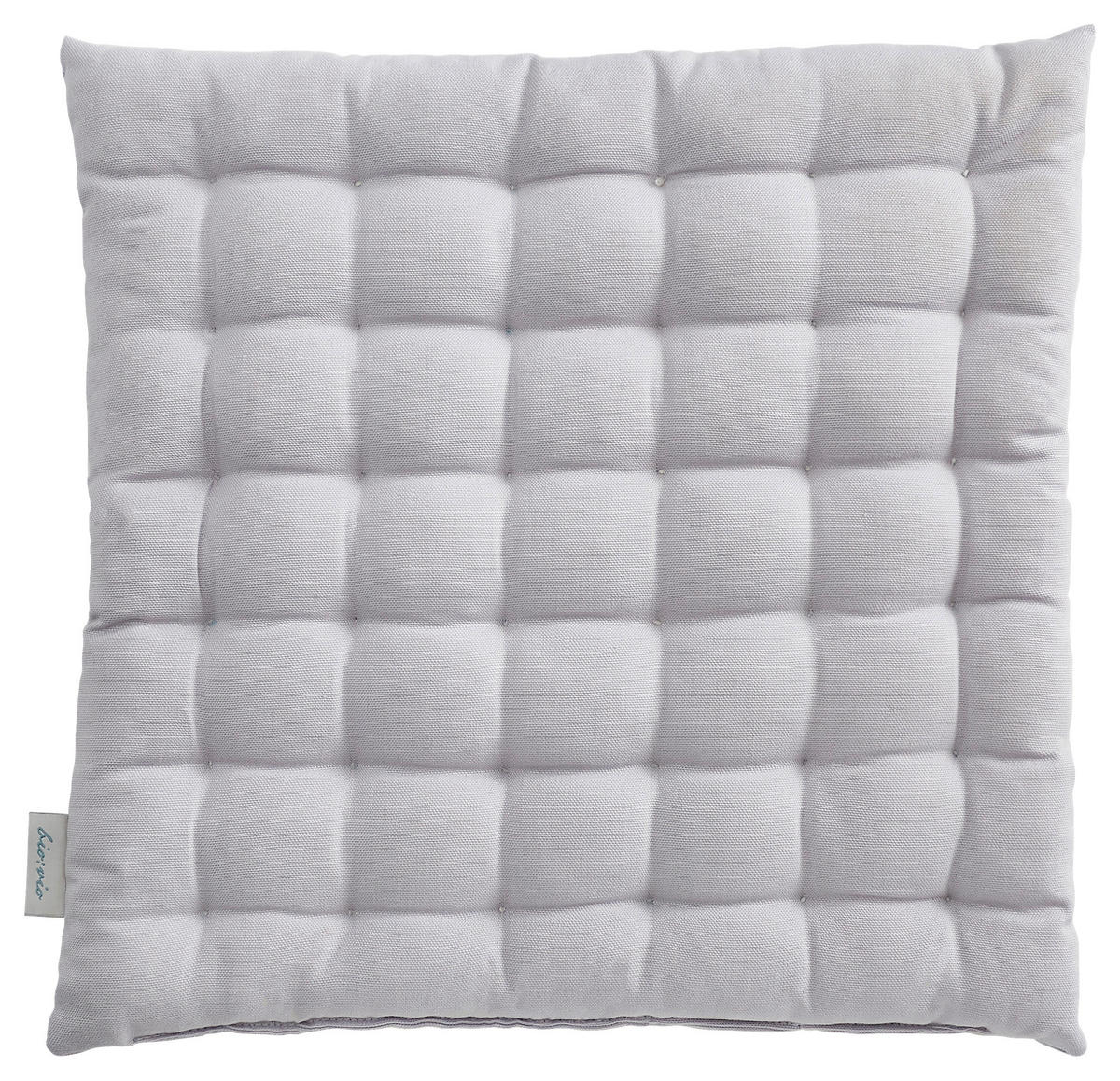 SITZKISSEN 38/38/4 cm    - Silberfarben, Basics, Textil (38/38/4cm) - Bio:Vio