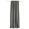 LÄRMSCHUTZVORHANG Verdunkelung  - Grau, KONVENTIONELL, Textil (135/160cm)