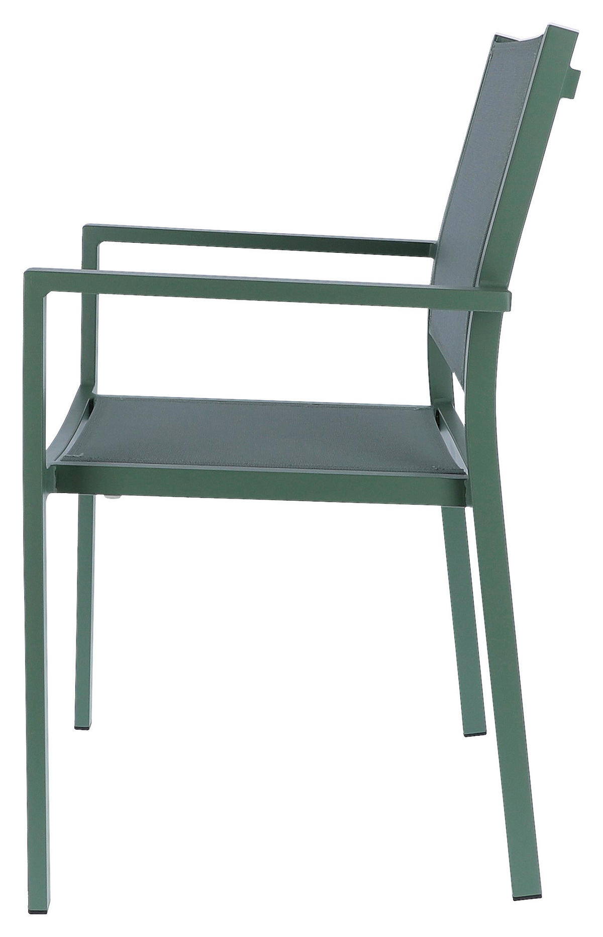 STAPELSESSEL Aluminium Grün  - Grün, MODERN, Textil/Metall (54/88/53cm) - FIAM