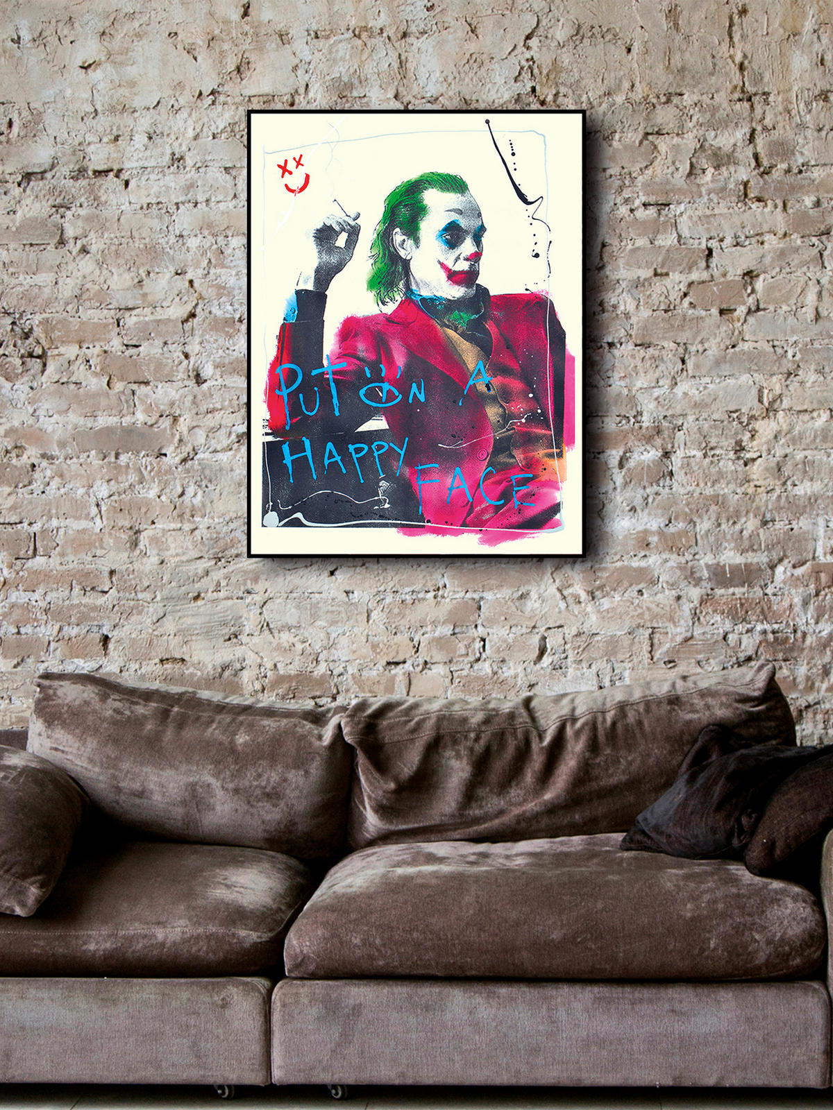 KUNSTDRUCK 60/80 cm  - Multicolor/Schwarz, Design, Holzwerkstoff (60/80cm) - Monee