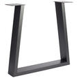 ESSTISCH in Holz, Metall 220/100/76 cm  - Wildeiche/Anthrazit, Design, Holz/Metall (220/100/76cm) - Waldwelt