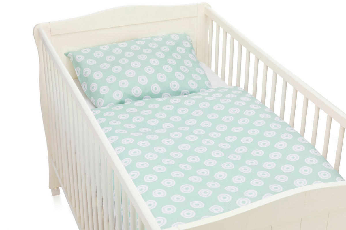 POSTELJINA ZA BEBE     - mintzelena, Osnovno, tekstil (0,8kg) - Fillikid