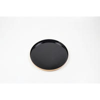 LJUSFAT  - svart/guldfärgad, Trend, metall (30/2cm) - Ambia Home