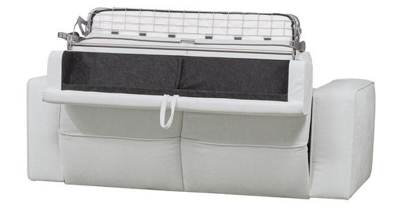 SCHLAFSOFA  in Chenille Hellgrau  - Hellgrau/Schwarz, Design, Kunststoff/Textil (227/74/105cm) - Novel