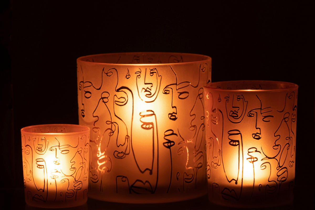 TEELICHTGLAS  - Trend (15/15cm)