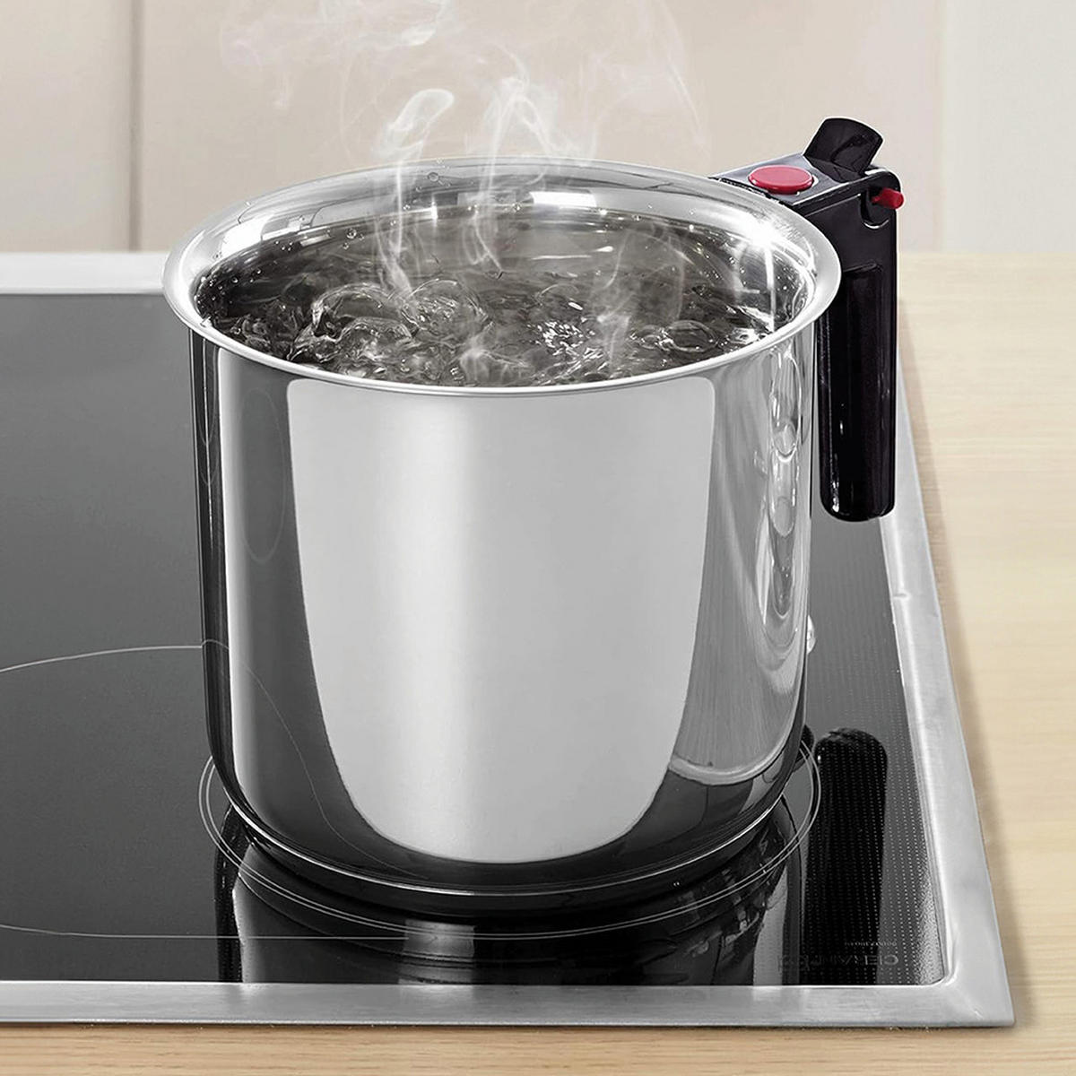 KOCHTOPF Wasserbadkocher 1,5 l  - Edelstahlfarben, Basics, Metall (16cm) - GSW
