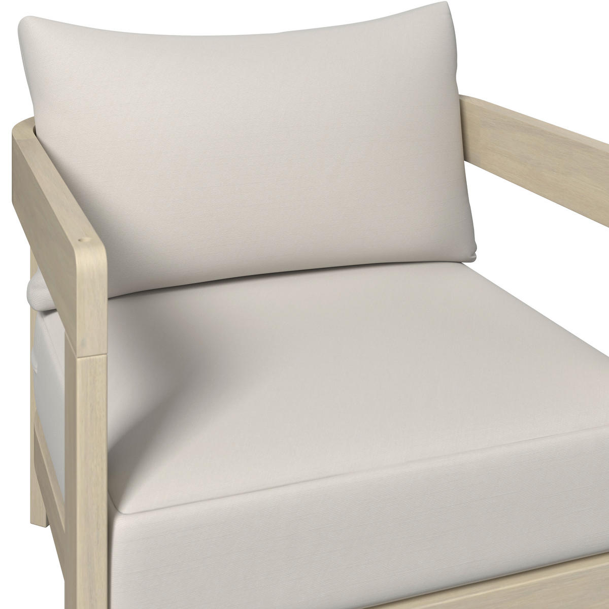 LOUNGEGARNITUR   146/62/70 cm Akazie massiv  - Akaziefarben, MODERN, Holz/Kunststoff (146/62/70cm) - Ambia Garden