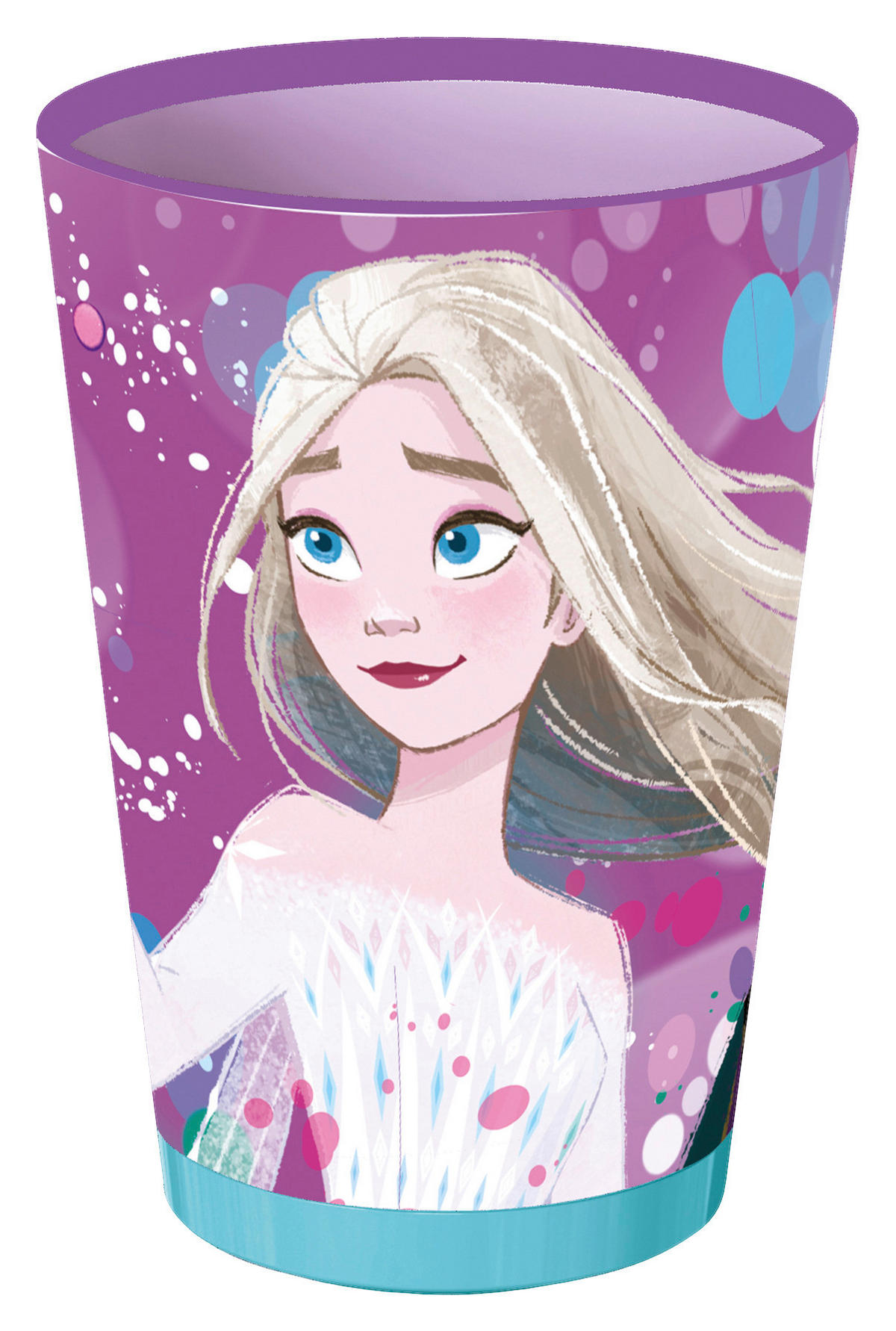 BECHER    - Lila, Basics, Kunststoff (9,3/9,3/12,3cm) - Disney