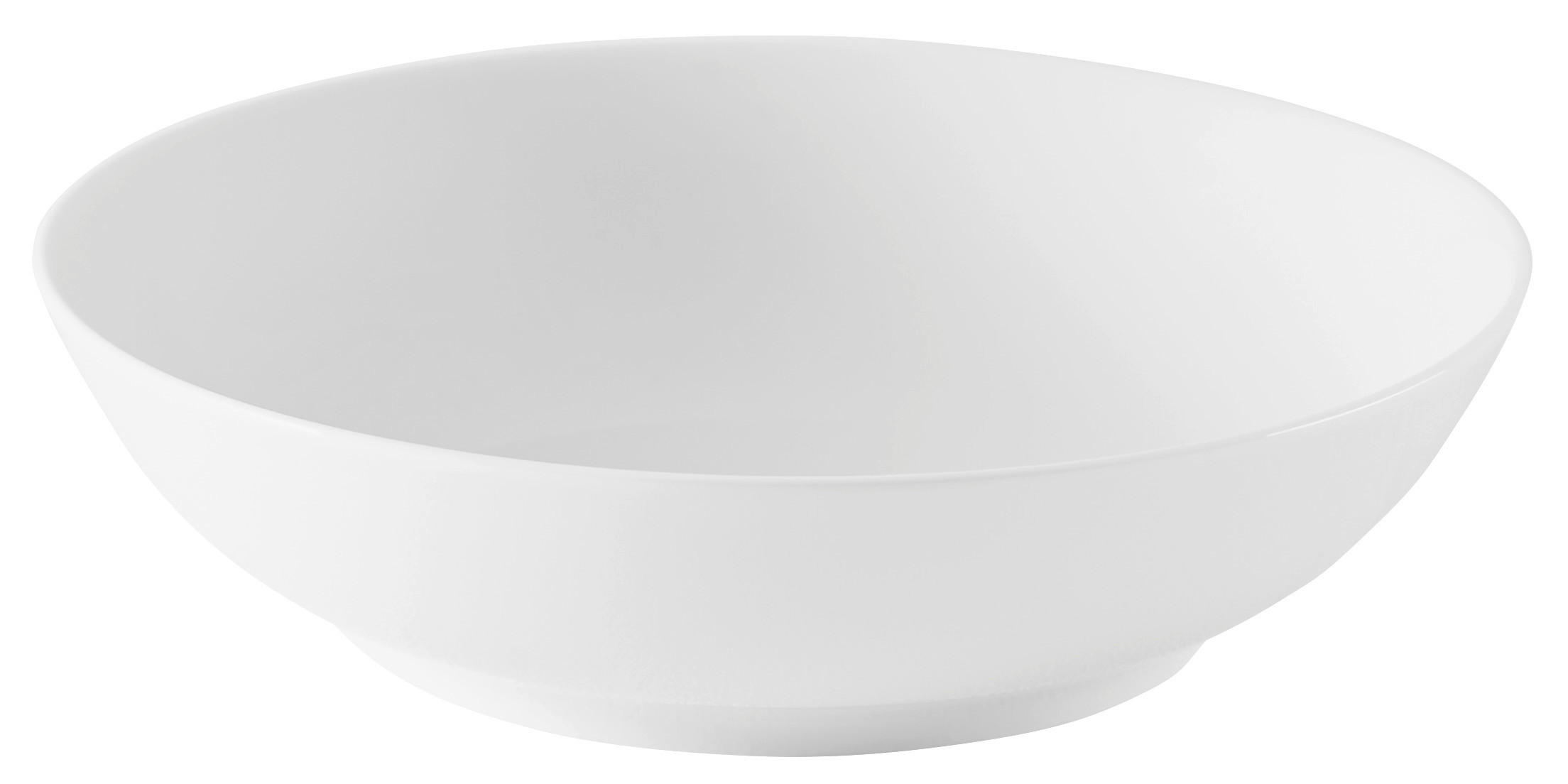SALATSCHÜSSEL  Rondo 19 cm  - Weiß, Basics, Keramik (19cm) - Seltmann Weiden