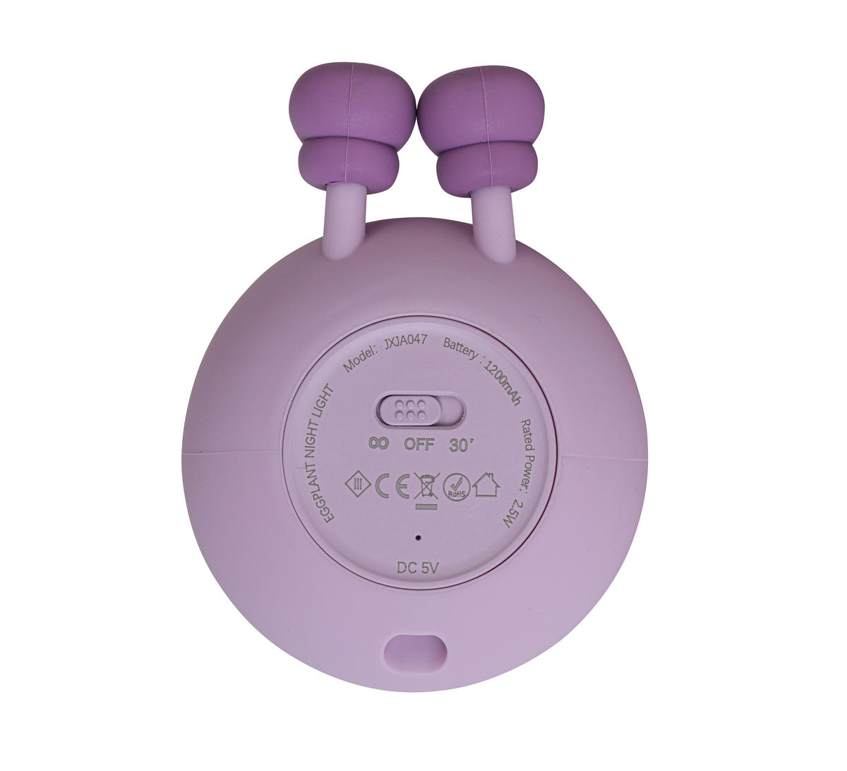 NOČNÉ SVETLO, 10/13/13,8 cm - zelená/fialová, Trend, plast (10/13/13,8cm) - Novel