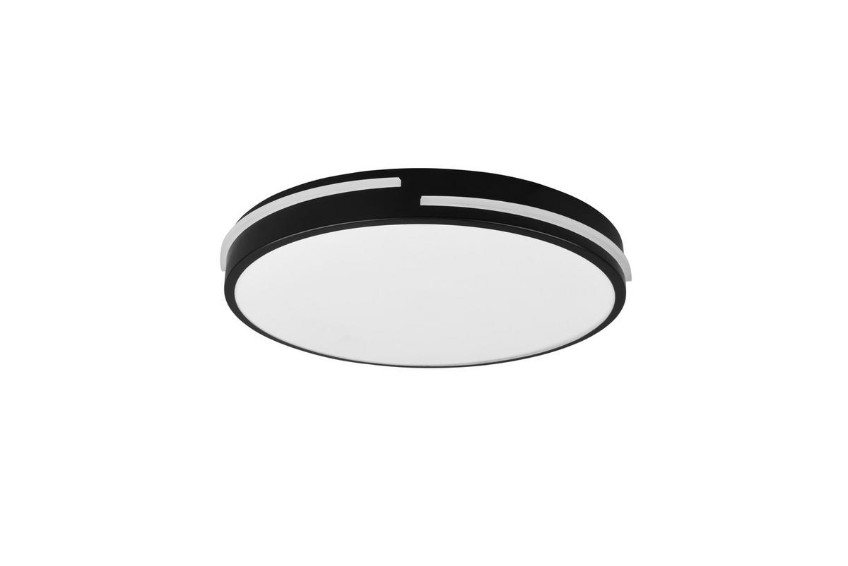 STROPNA LED-SVETILKA  Tacoma 24 W//2700-6500 K/230 V/ - črna, Basics, kovina (40/5,3cm)