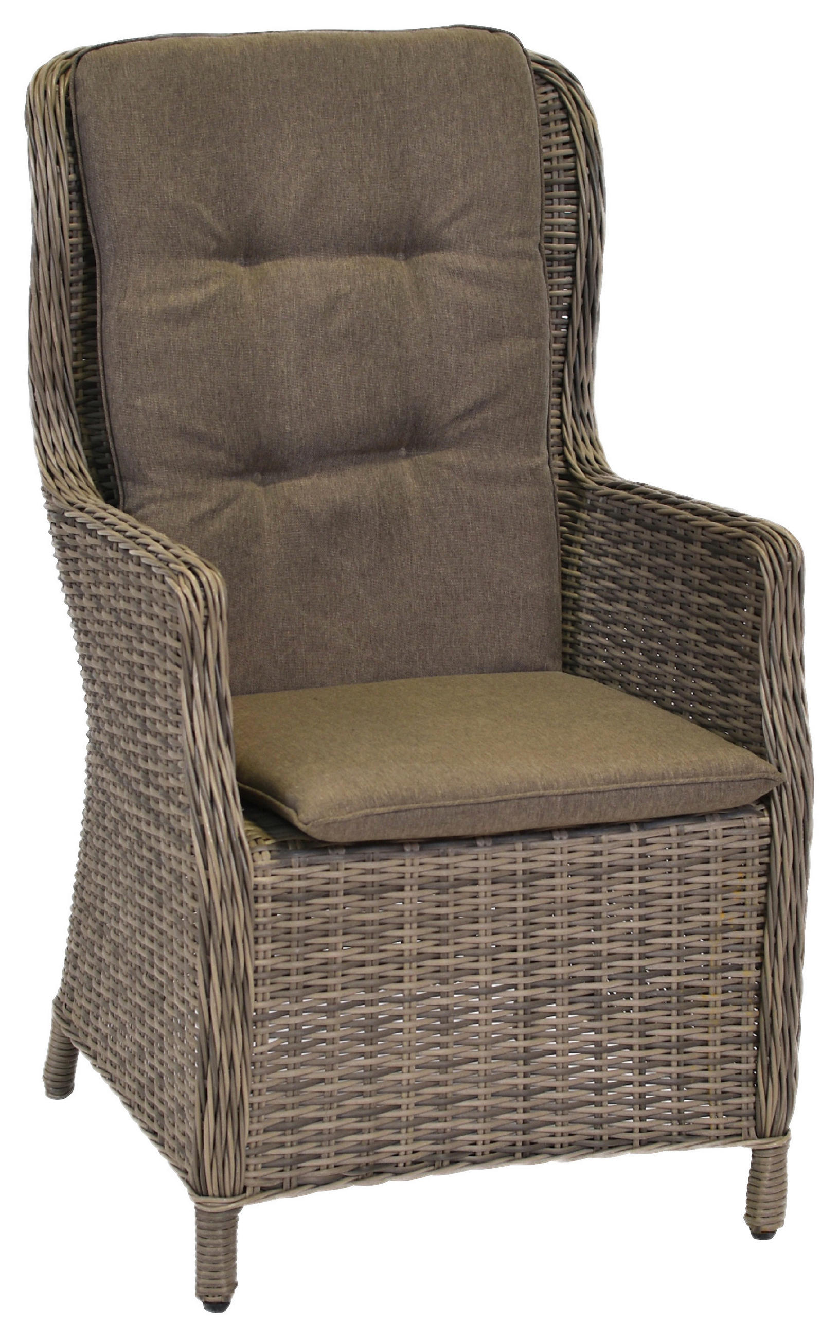 GARTENSESSEL Stahl Naturfarben  - Naturfarben, MODERN, Kunststoff/Metall (60/107/56cm) - Gardenson