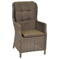 VRTNI SEDEŽ  jeklo naravne barve  - naravne barve, Moderno, kovina/umetna masa (60/107/56cm) - Gardenson