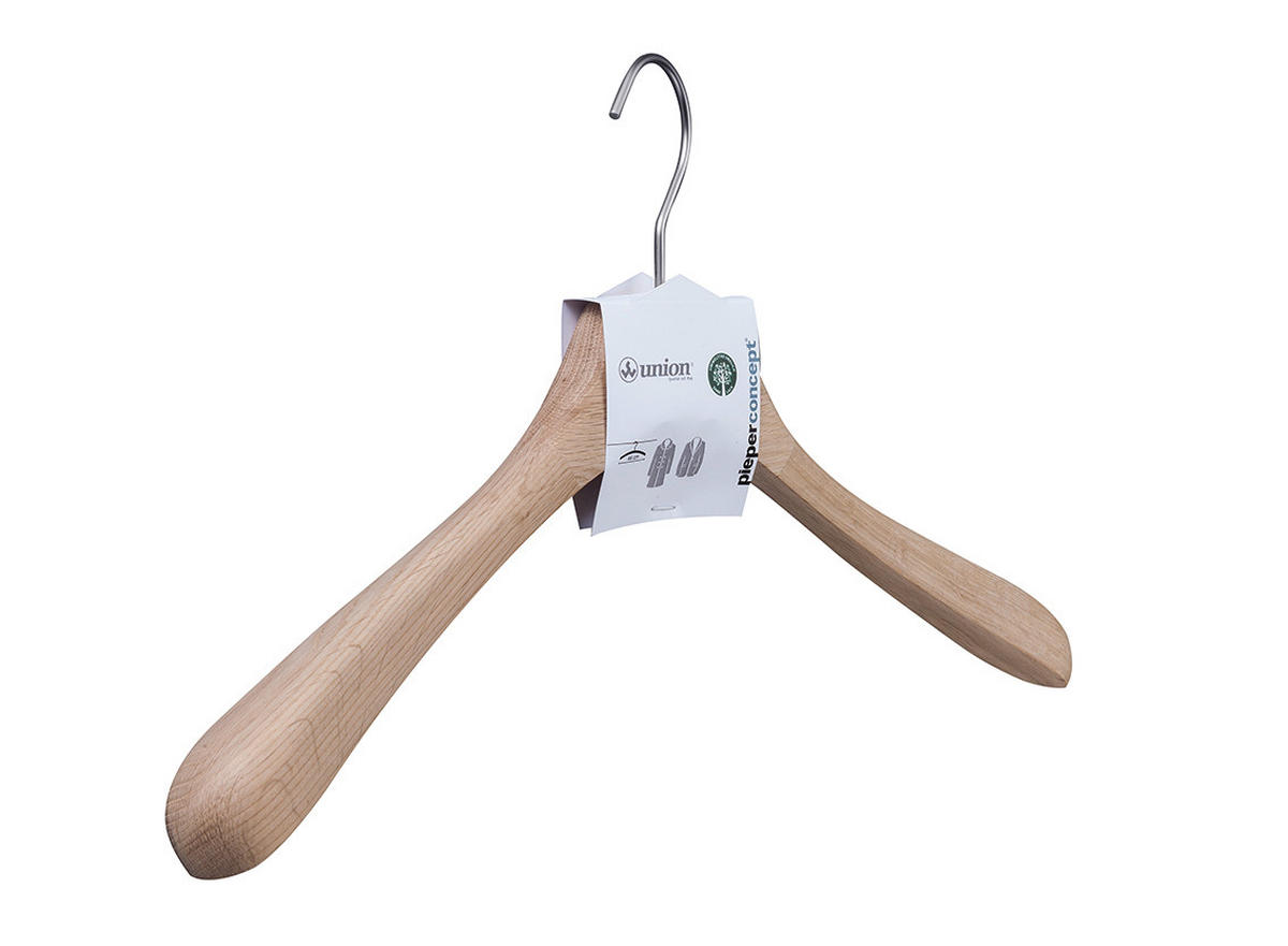 KLEIDERBÜGEL 43 cm Holz  - Eichefarben, KONVENTIONELL, Holz (43cm)