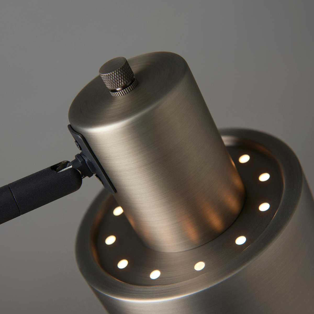 TISCHLEUCHTE 16/26,5/58,5 cm   - Silberfarben/Schwarz, KONVENTIONELL, Metall (16/26,5/58,5cm) - ENDON