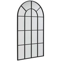 OGLINDĂ DE PERETE 100/180/3 cm    - negru, Design, sticlă/metal (100/180/3cm) - MID.YOU