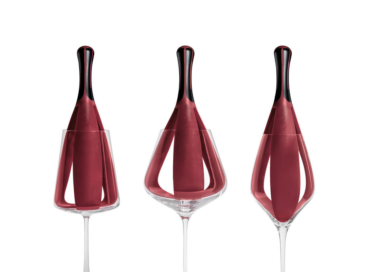 GLAS-POLIERSET Brilamo  - Weinrot, Basics, Kunststoff/Textil (26/6/6cm)