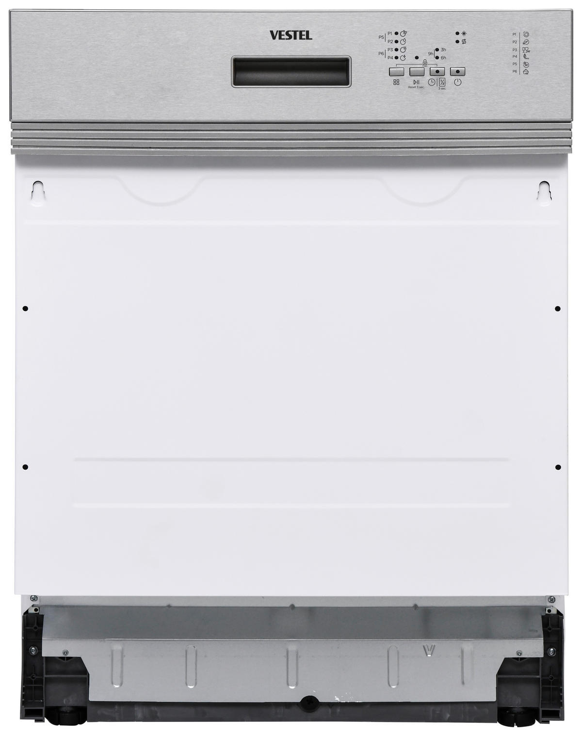 GESCHIRRSPÜLER VST60-6  - Silberfarben, Basics, Kunststoff/Metall (59,8/82/57,0cm) - Vestel