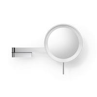 WANDSPIEGEL Edelstahlfarben  - Edelstahlfarben, Basics, Glas/Metall (38/26,3/7,5cm) - Zack