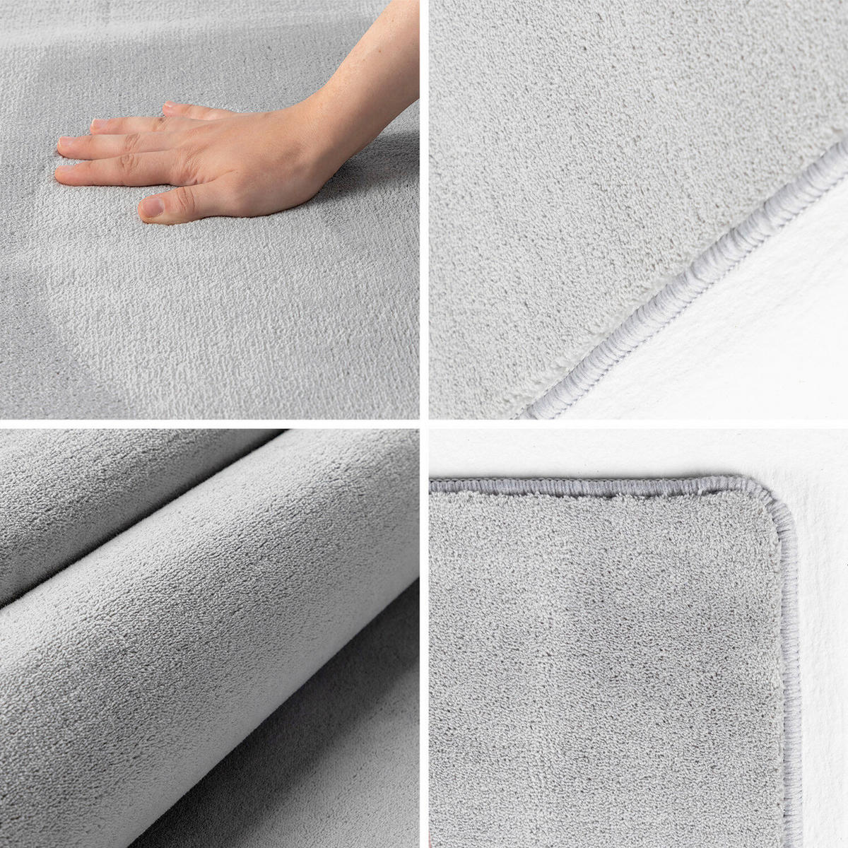 LÄUFER 80/250 cm Sky  - Silberfarben, Design, Textil (80/250cm) - Novel