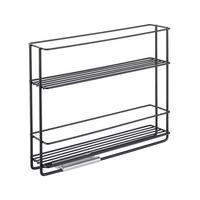 GEWÜRZREGAL - Schwarz, Basics, Metall (6/22/28cm) - Metaltex