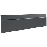 VZGLAVJE - barve kroma/barve grafita, Moderno, leseni material (128/50/5cm) - Hom`in