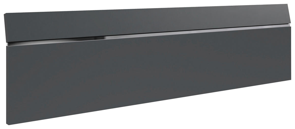 VZGLAVJE - barve kroma/barve grafita, Moderno, leseni material (128/50/5cm) - Hom`in