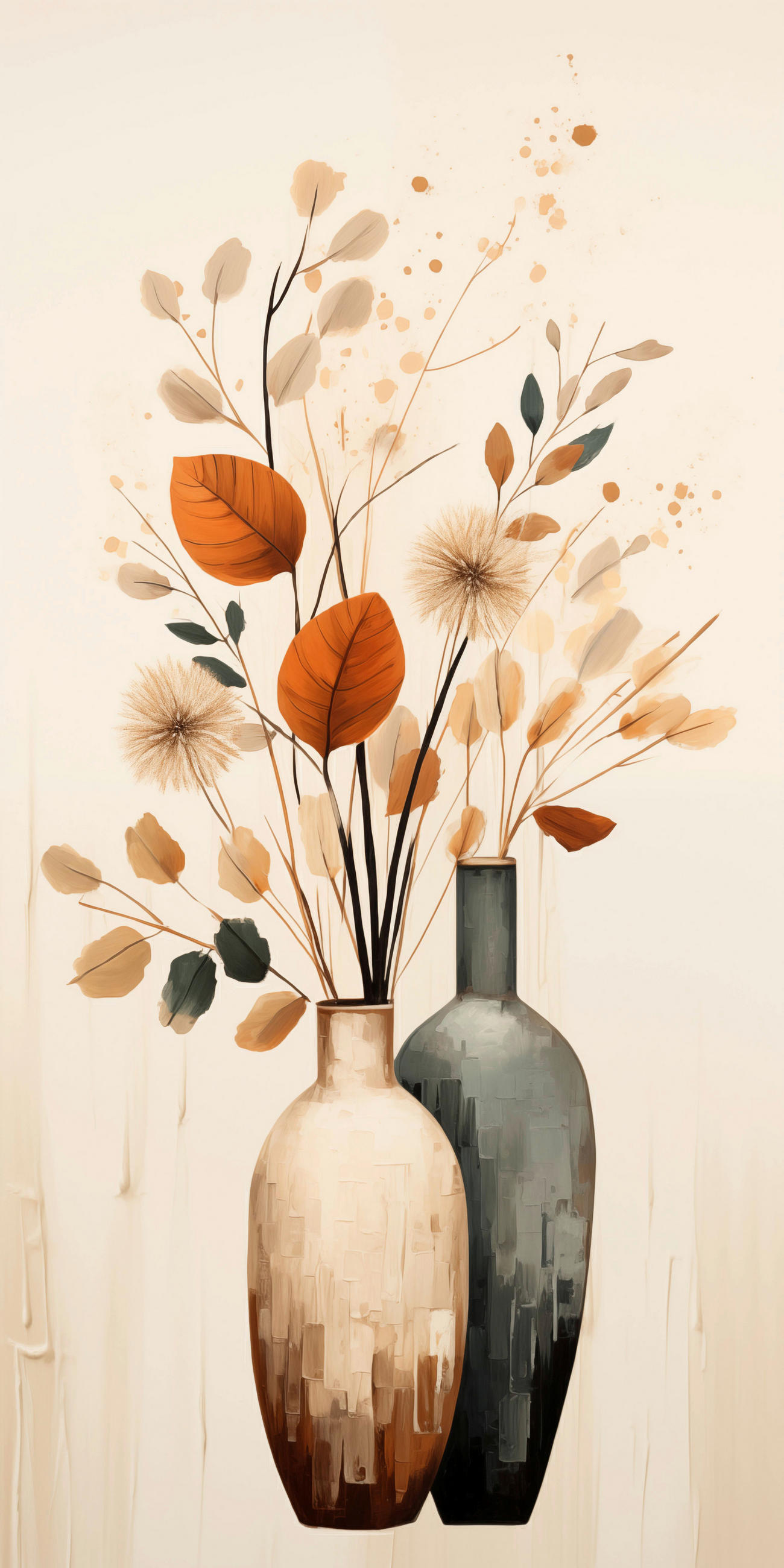 Euroart Leinwandbild Boho Still Life IV Mehrfarbig 20x40 cm