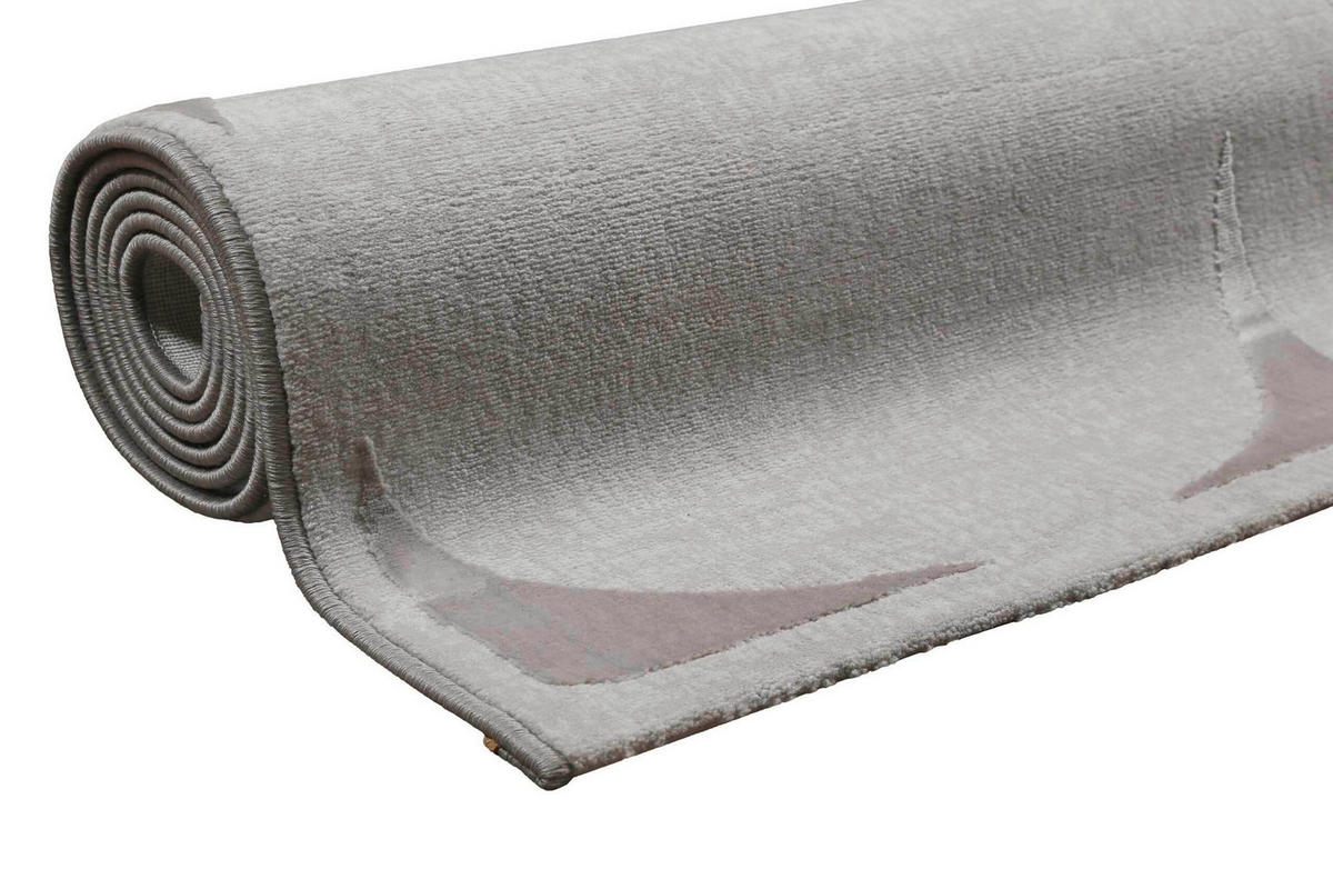 FLACHWEBETEPPICH 160/225 cm Nelle Grau, Silberfarben, Hellgrau  - Silberfarben/Hellgrau, Design, Textil (160/225cm) - Esprit