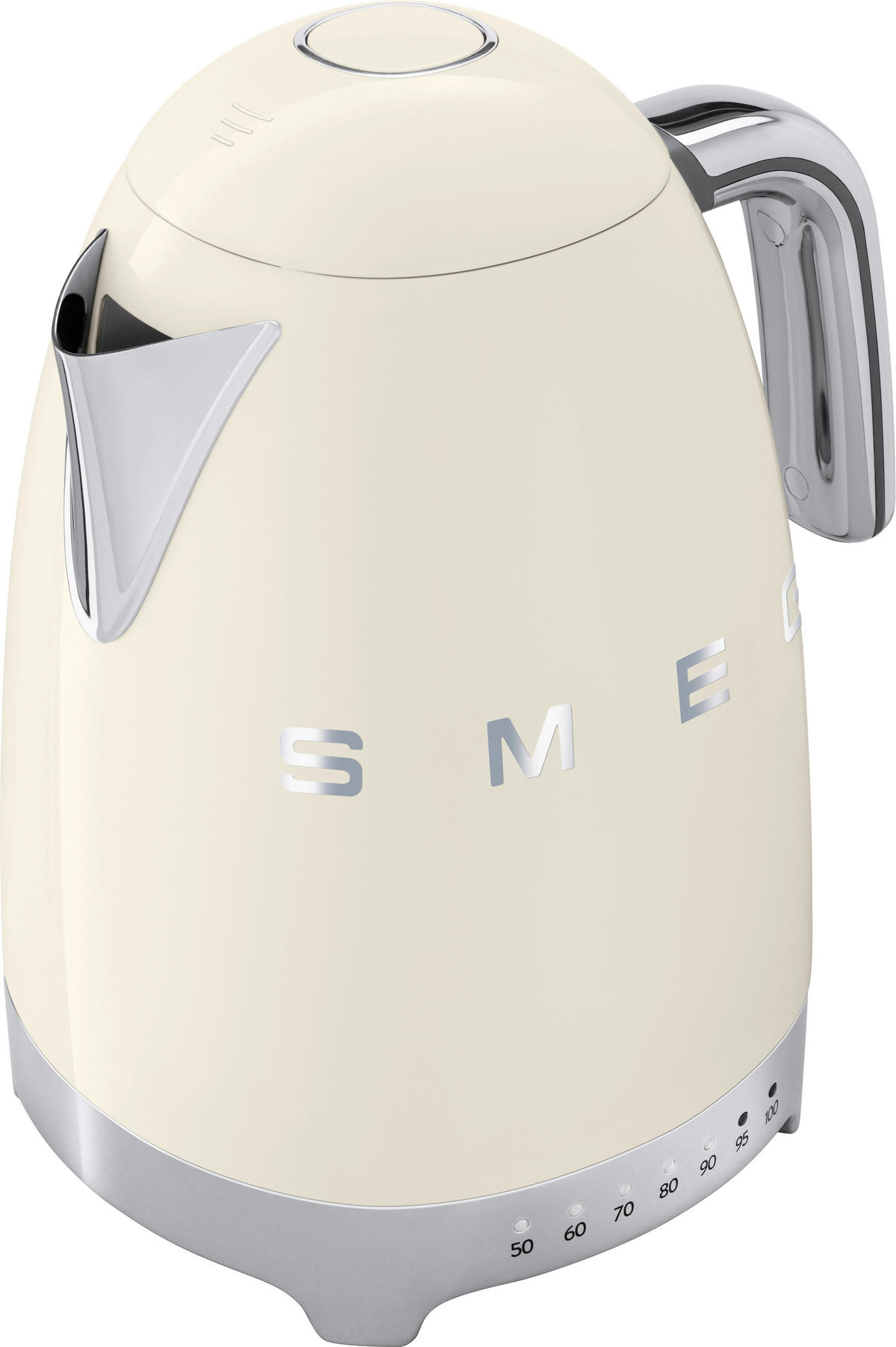 WASSERKOCHER 50´s Style 1,7 L  - Chromfarben/Creme, Basics, Kunststoff/Metall (22,3/28/17,1cm) - SMEG