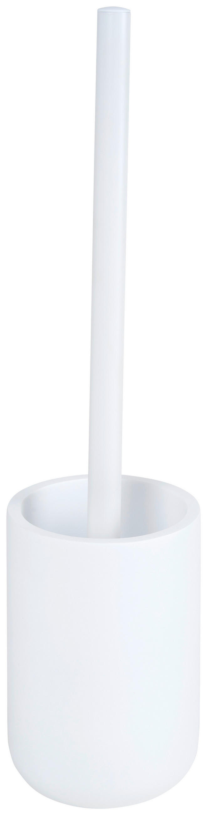 WC-BÜRSTE in Metall, Kunststoff  Kunststoff   - Weiß, Basics, Kunststoff/Metall (9,3/12,5/36,8cm) - Homeware