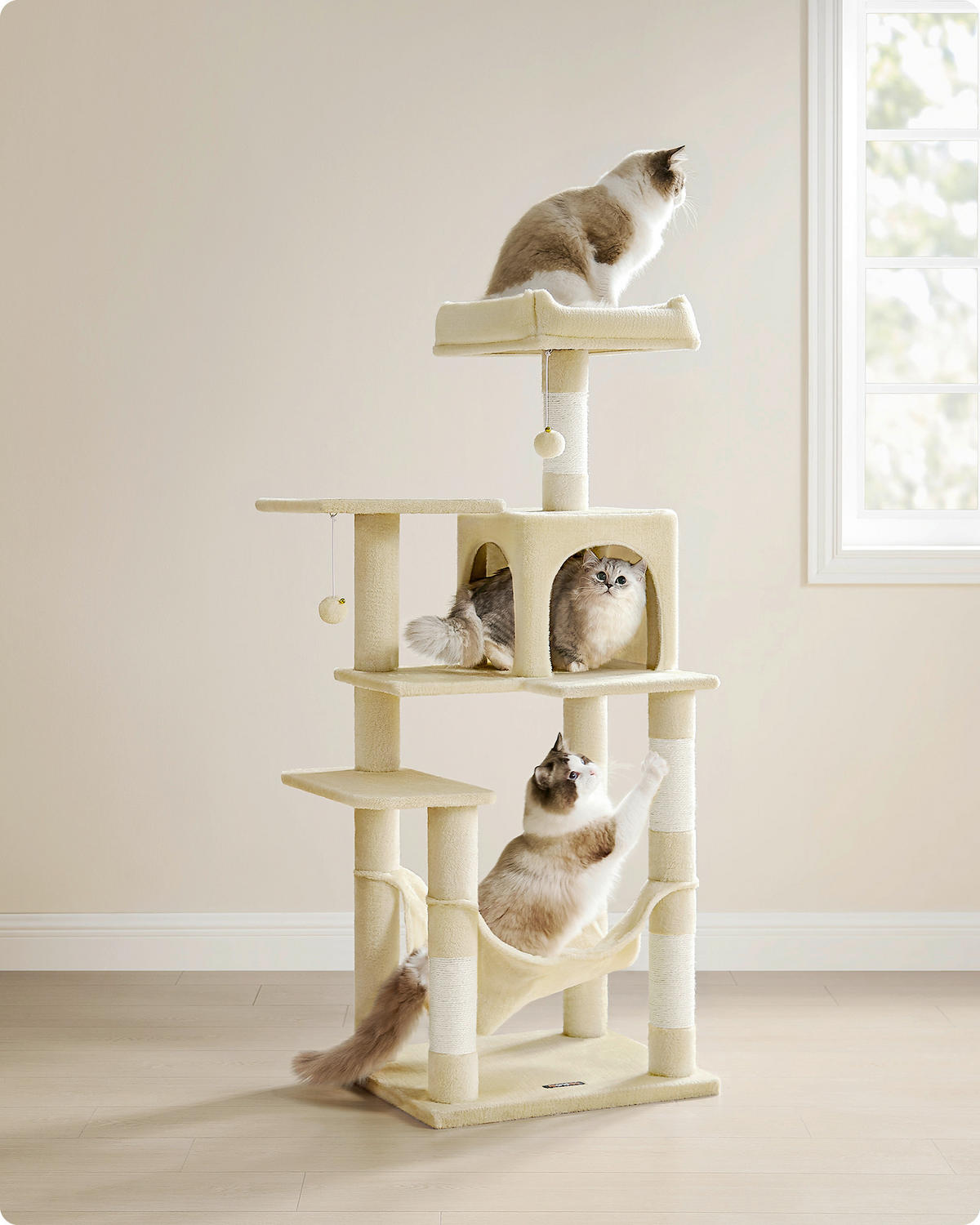 KRATZBAUM - Beige, Trend, Papier/Holzwerkstoff (55/137,7/45cm) - Boxxx