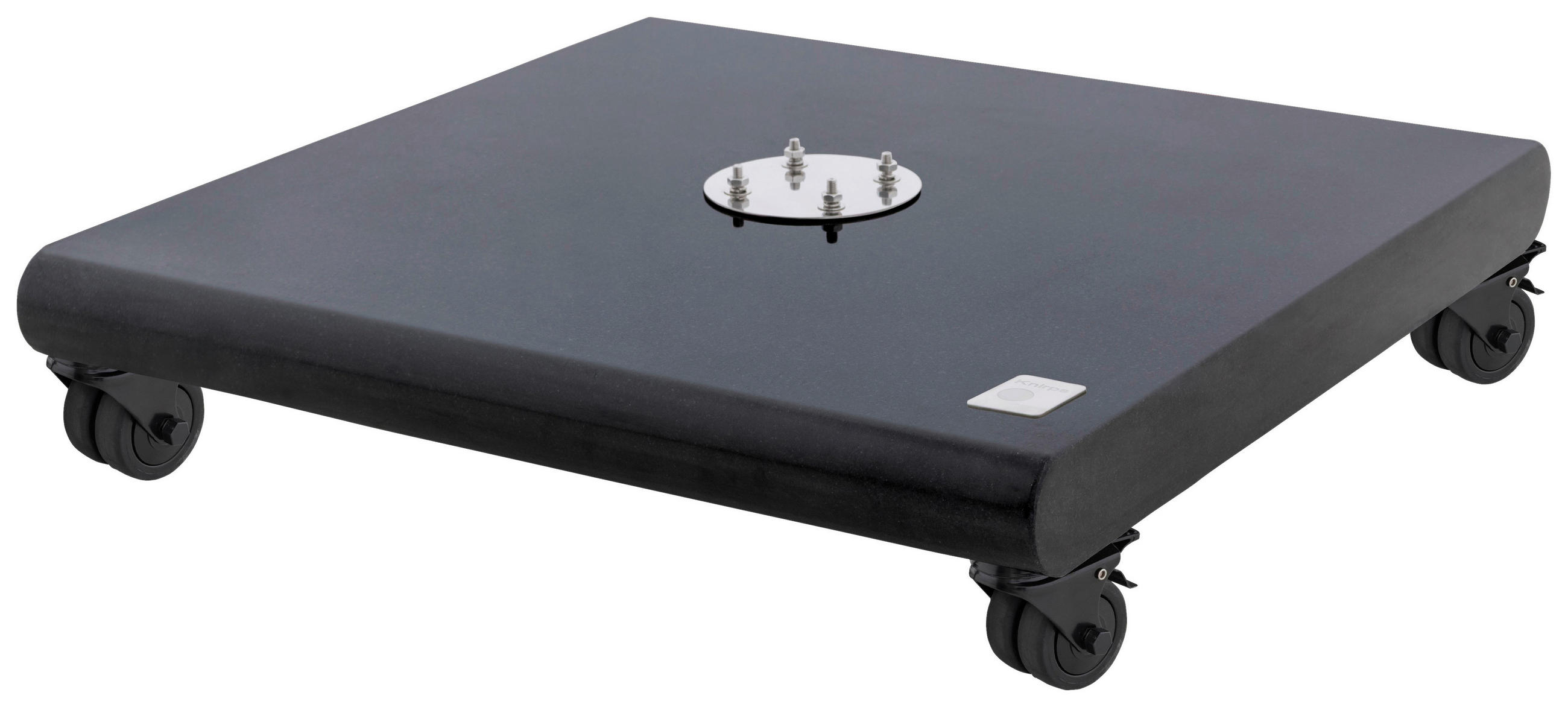 SONNENSCHIRMSTÄNDER - Schwarz, KONVENTIONELL, Stein (80/80/20cm) - KNIRPS