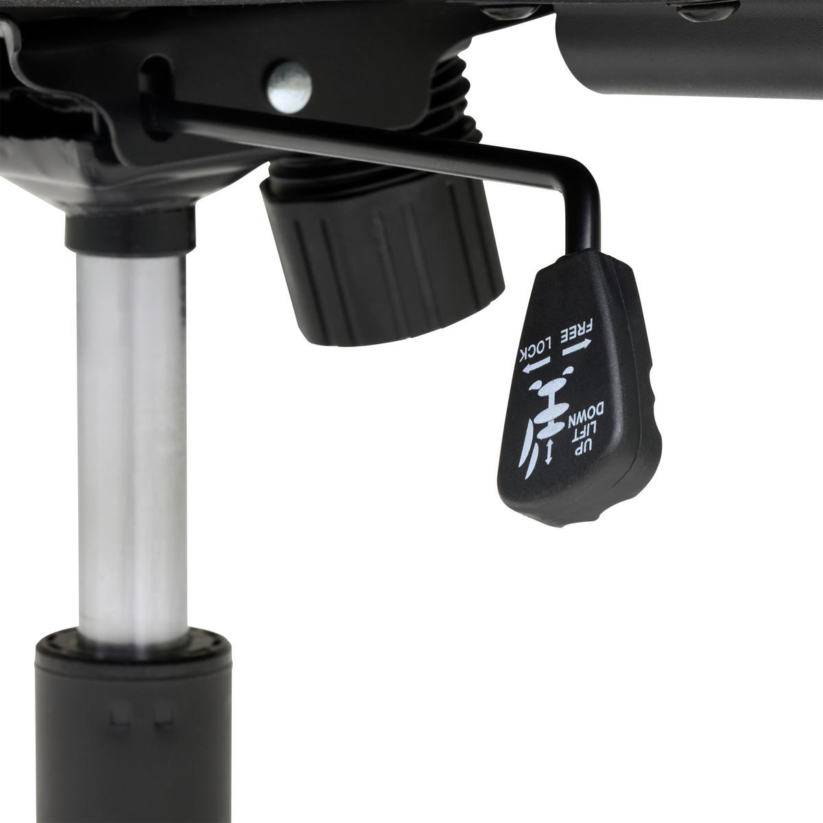 DREHSTUHL Webstoff Creme, Schwarz  - Creme/Schwarz, MODERN, Kunststoff/Textil (60/108-116/67cm) - MID.YOU