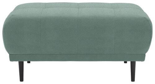HOCKER in Textil Grün  - Schwarz/Grün, Design, Holz/Textil (93/45/77cm) - Stylife