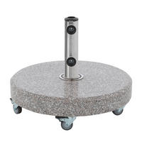 SONNENSCHIRMSTÄNDER Granit Grau  - Grau, Basics, Stein (45/10/45cm) - Doppler