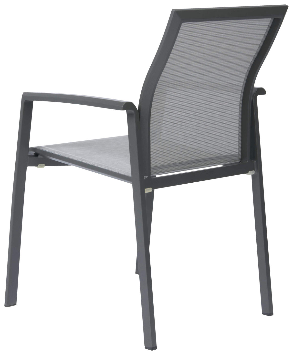 STAPELSESSEL Aluminium Anthrazit, Silberfarben  - Anthrazit/Silberfarben, Design, Textil/Metall (58/90/61cm) - Stern