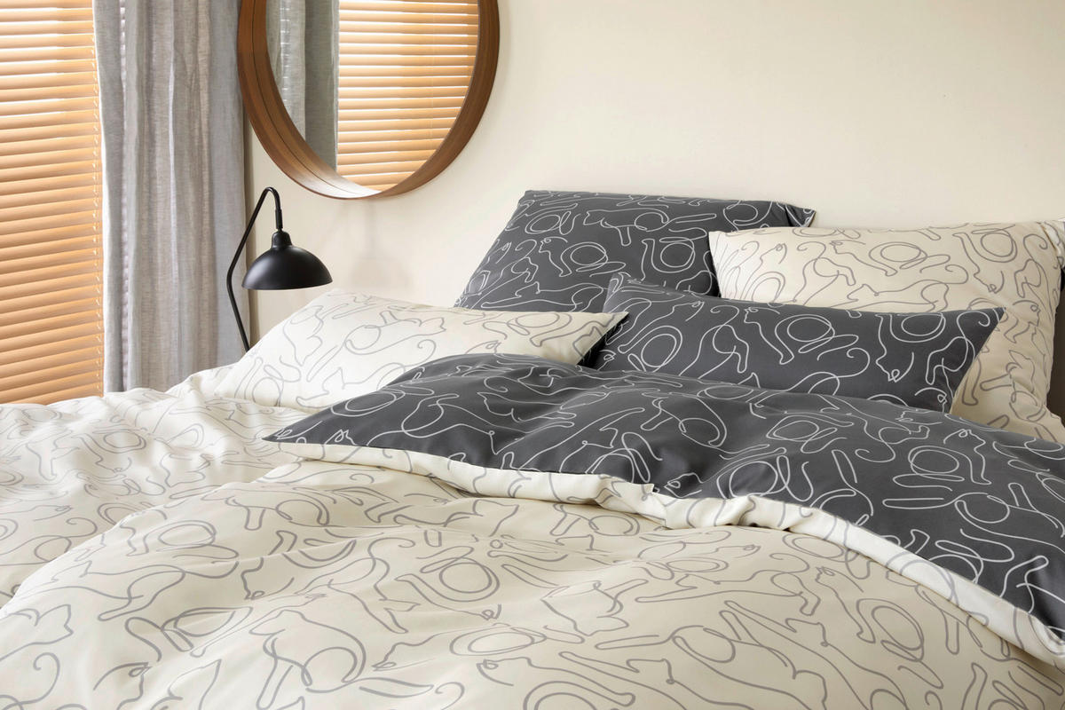 POSTELJINA 140/200 cm  CATS  - krem, Konvencionalno, tekstil (140/200cm) - Elegante