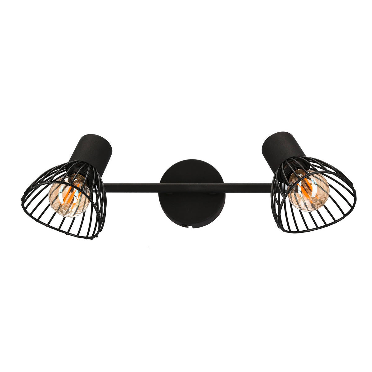 DECKENSTRAHLER 8/39/15 cm   - Schwarz, Basics, Metall (8/39/15cm)