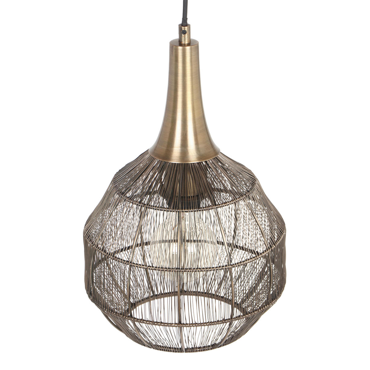 HÄNGELEUCHTE 26/150 cm    - Messingfarben, Basics, Metall (26/150cm) - Trio Leuchten