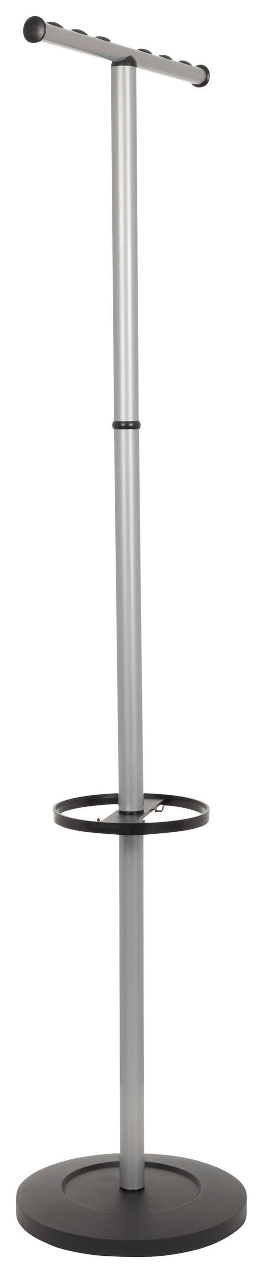 KLÄDHÄNGARE - silver/svart, Modern, metall/sten (49/172/35cm) - MID.YOU