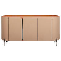 SIDEBOARD  in 150/75/40 cm  - Rotbraun/Schwarz, Design, Holz/Textil (150/75/40cm) - Kare-Design