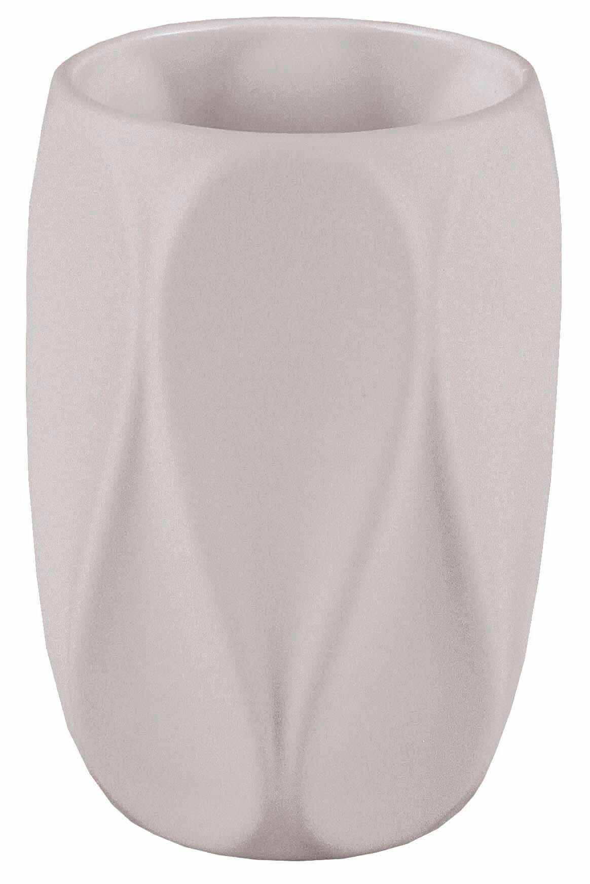 FOGKEFETARTÓ POHÁR kerámia  - világosszürke, Konventionell, kerámia (7,8/11,3cm) - Kleine Wolke