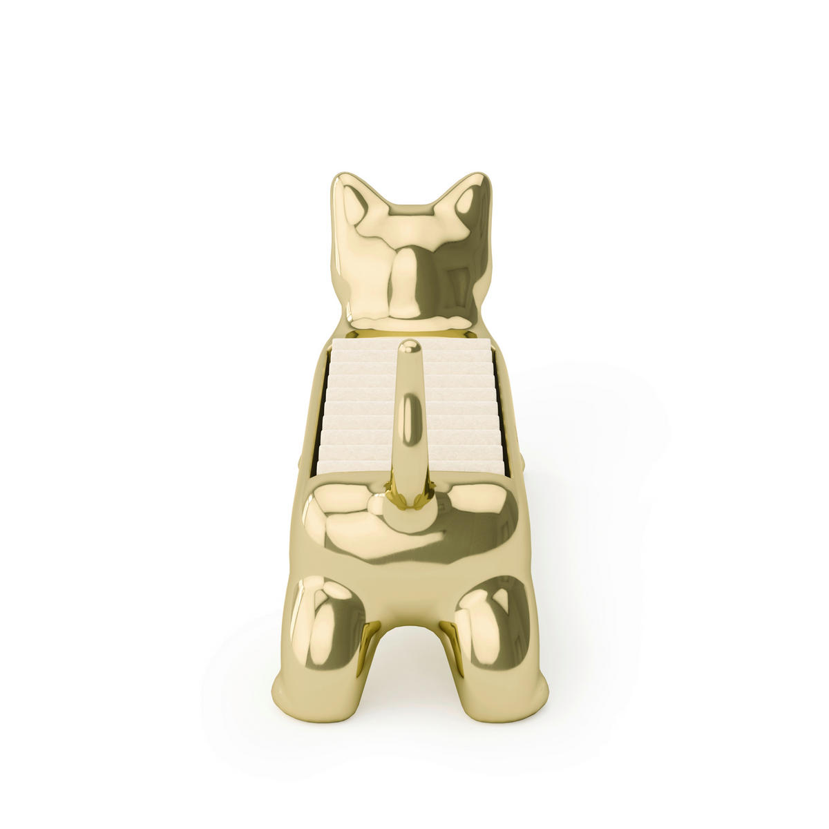 DRŽAČ ZA PRSTENJE  12/4/5 cm     - boja mesinga, Osnovno, metal/tekstil (12/4/5cm) - Umbra